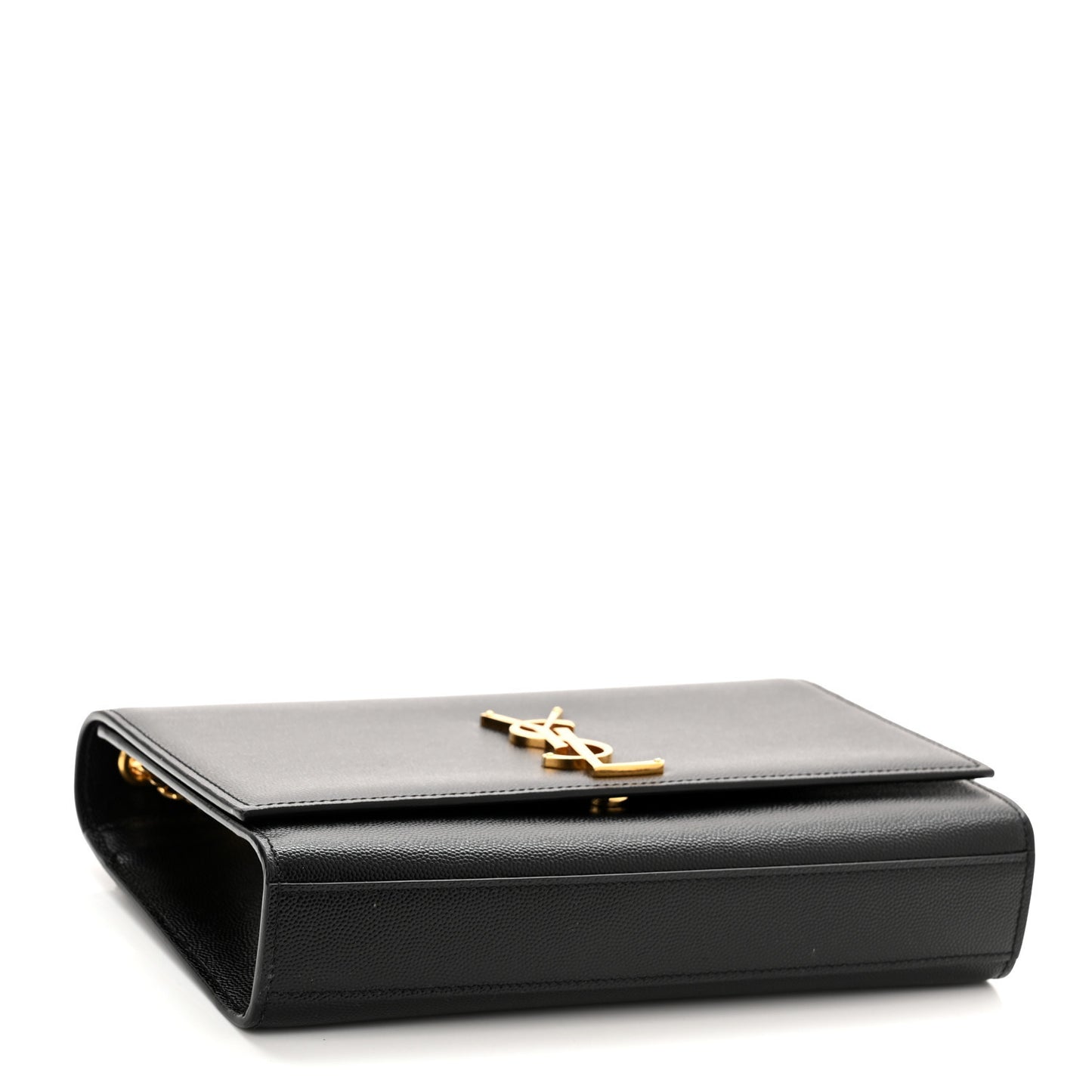 Grain De Poudre Medium Classic Monogram Kate Satchel Black