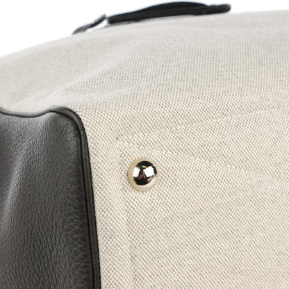 Hermes Toile Taurillon Clemence Victoria II 43 Ecru Graphite 13 of 16