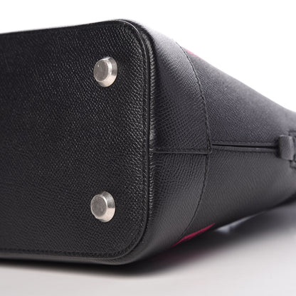 Balenciaga Signature Grained Calfskin Logo S Ville Top Handle Bag Black Rose Shocking 8 of 8