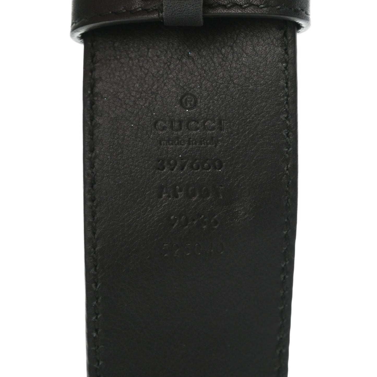 Calfskin Double G 40mm Belt 90 36 Black