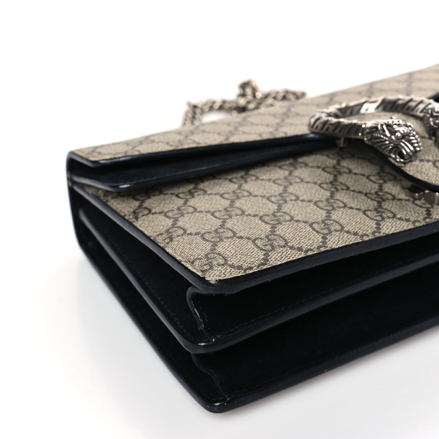 Gucci GG Supreme Monogram Small Dionysus Shoulder Bag Black 8 of 9