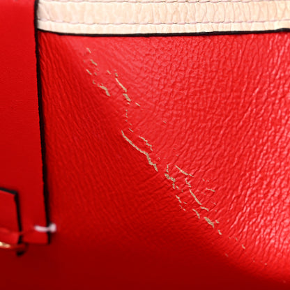 Christian Louboutin CHRISTIAN LOUBOUTIN Calfskin Degrade Leopard Print Spikes East West Cabata Tote White Multi 10 of 17