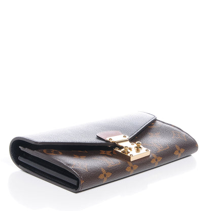 Louis Vuitton Monogram Pallas Wallet Black 4 of 8