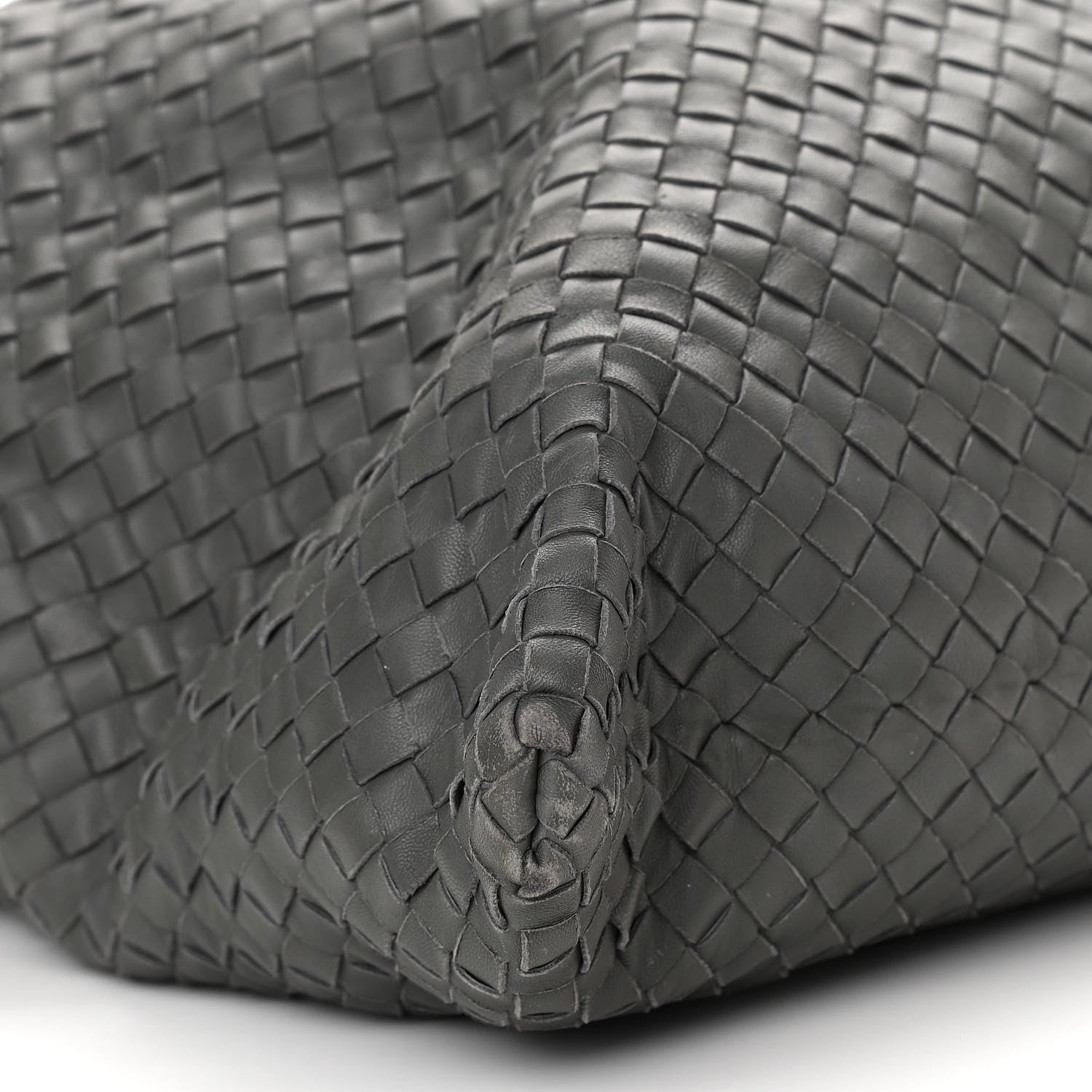 Bottega Veneta Nappa Intrecciato Maxi Convertible Tote Grey 9 of 11