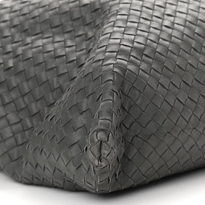 Bottega Veneta Nappa Intrecciato Maxi Convertible Tote Grey 9 of 11
