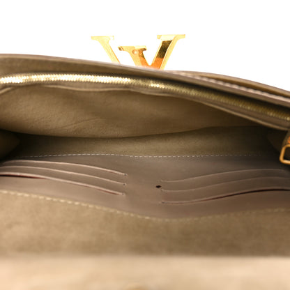 Louis Vuitton Calfskin Neo Sobe Louise EW Clutch Gold 5 of 9