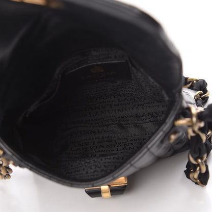 Lanvin Lambskin Quilted Mini Happy Pop Crossbody Black 4 of 11