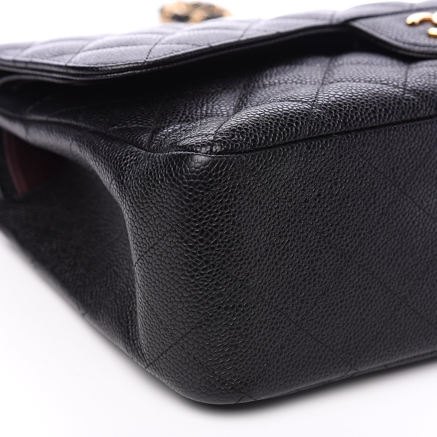 Chanel Caviar Quilted Jumbo Double Flap Black 7 of 10