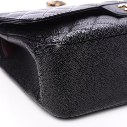 Chanel Caviar Quilted Jumbo Double Flap Black 7 of 10