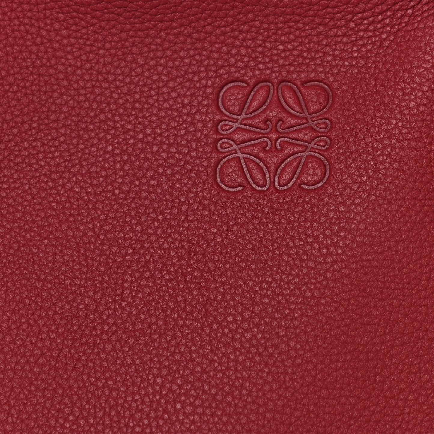 Soft Grained Calfskin Medium Cushion Tote Merlot