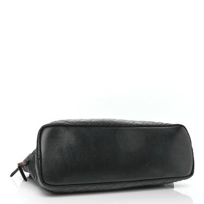 Saint Laurent Calfskin Quilted ES Giant Travel Bag Black 4 of 11