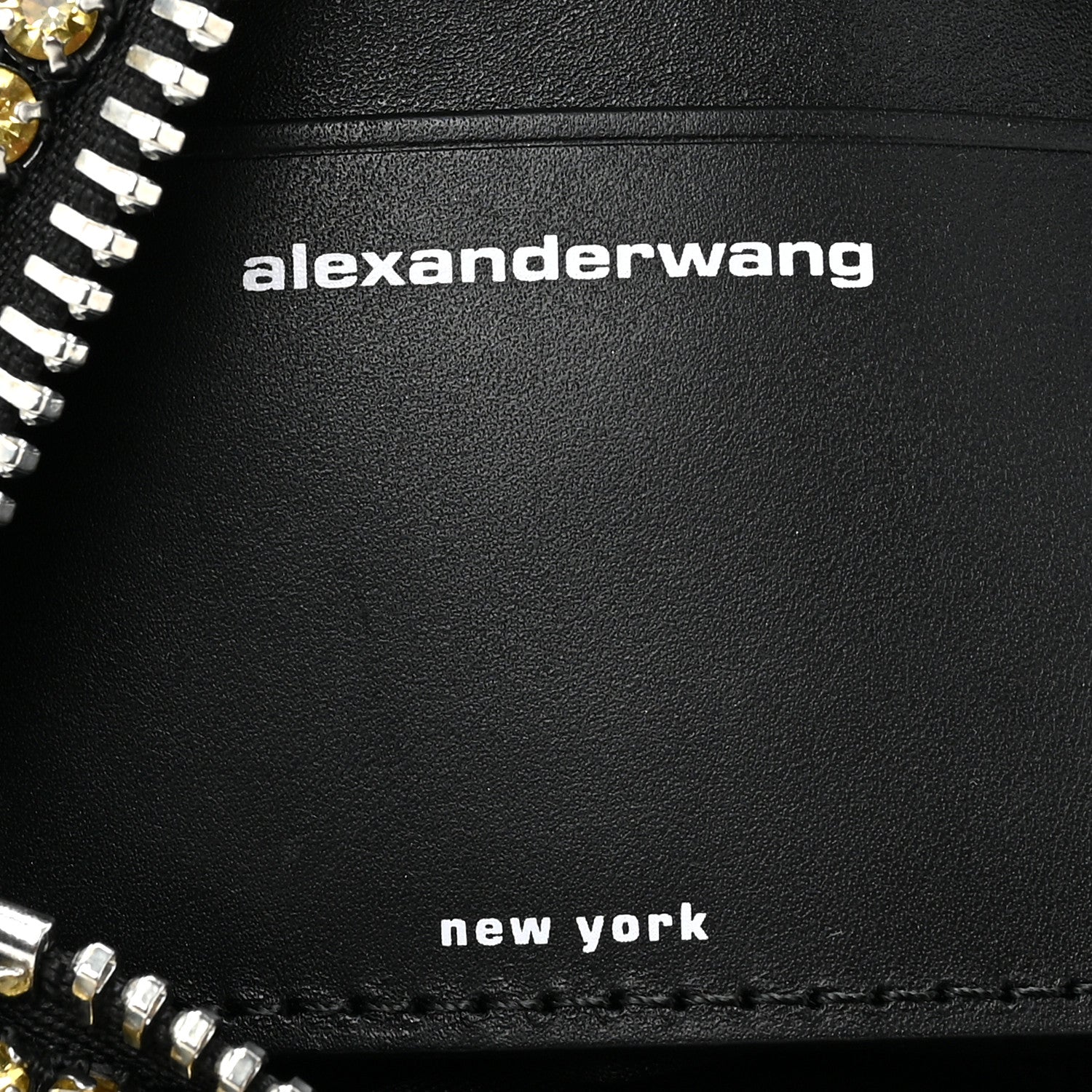 Alexander Wang Mesh Crystal Rhinestone Mini Heiress Pouch Porcelain 6 of 8