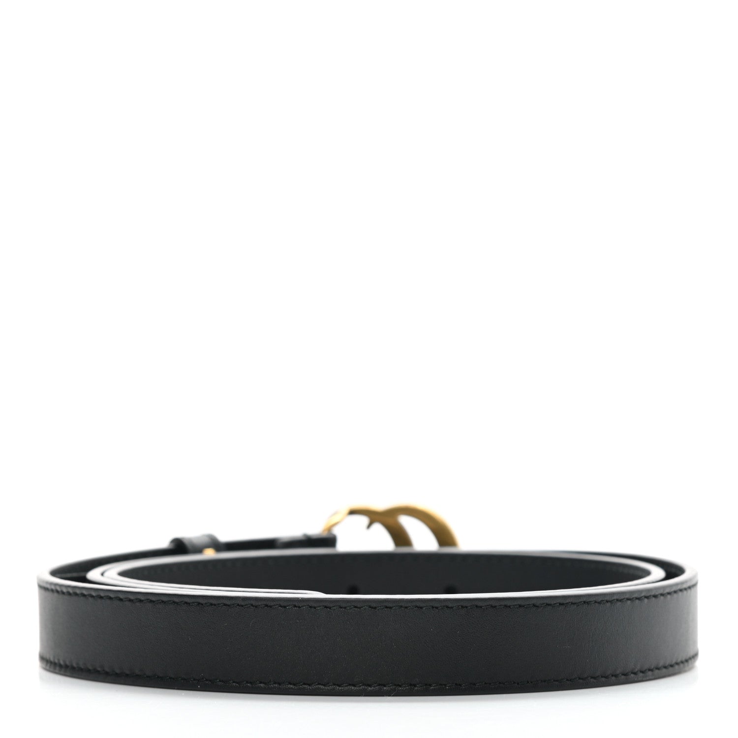 Gucci Calfskin Double G 20mm Belt 90 36 Black 2 of 5