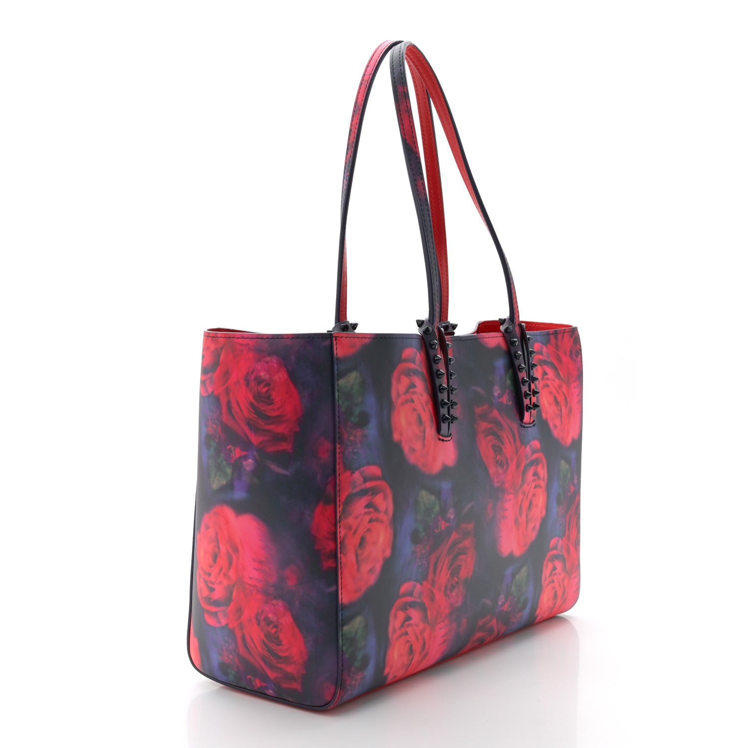 Christian Louboutin Calfskin Soft Roses Small Cabata Tote Multicolor 4 of 11