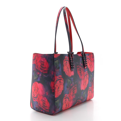 Christian Louboutin Calfskin Soft Roses Small Cabata Tote Multicolor 4 of 11