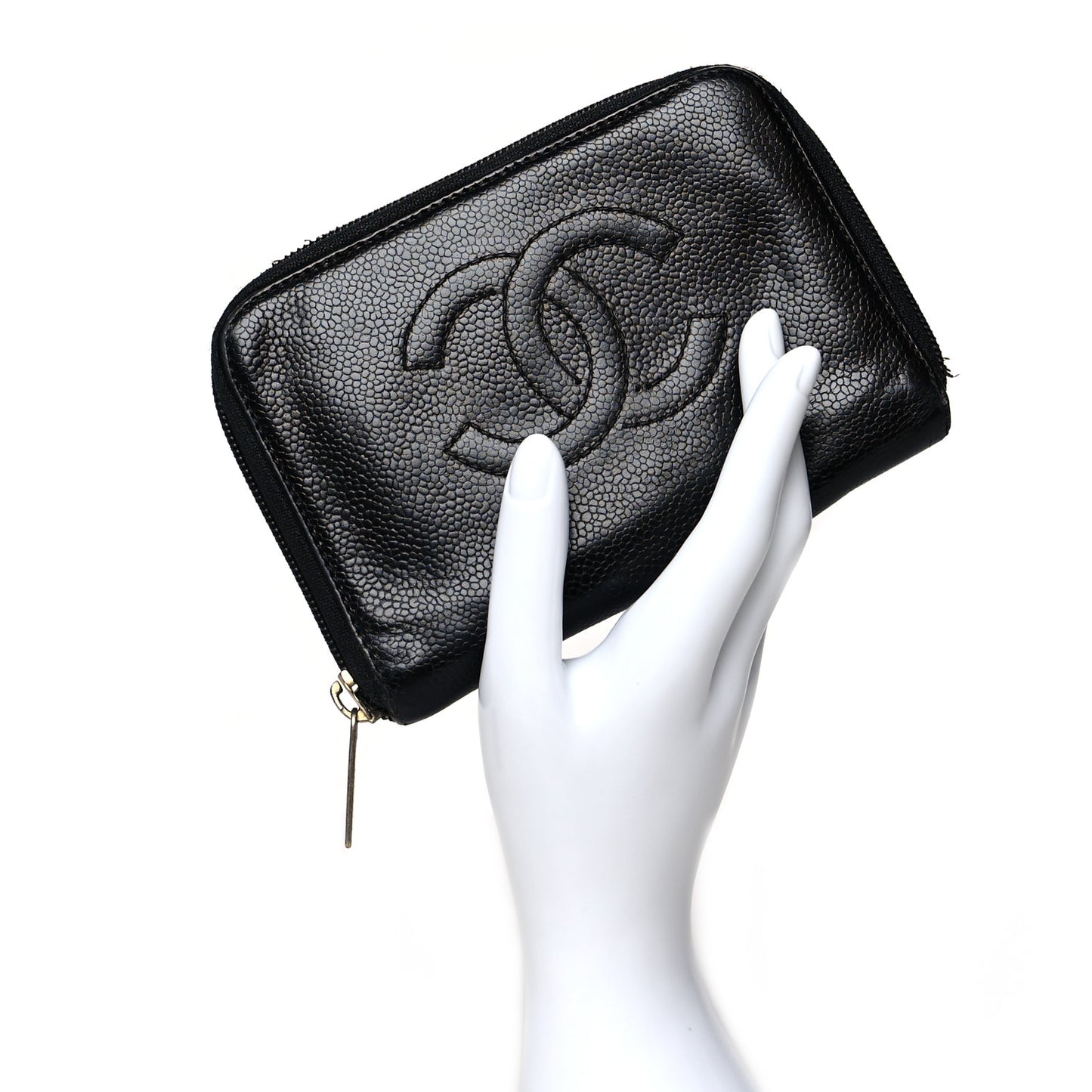 Caviar Timeless CC Zip Around Organizer Wallet
