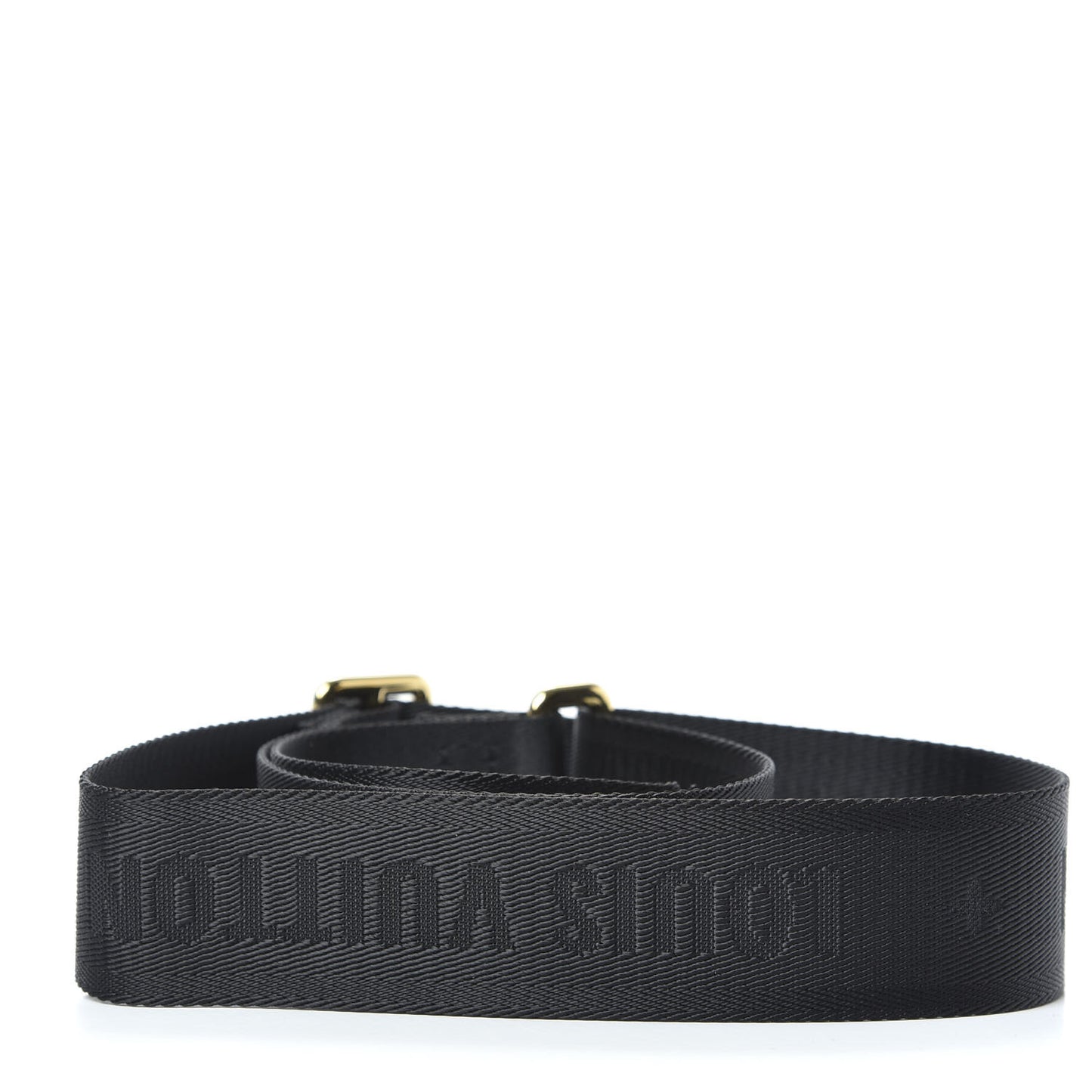 Nylon Petite Malle Souple Shoulder Strap Black