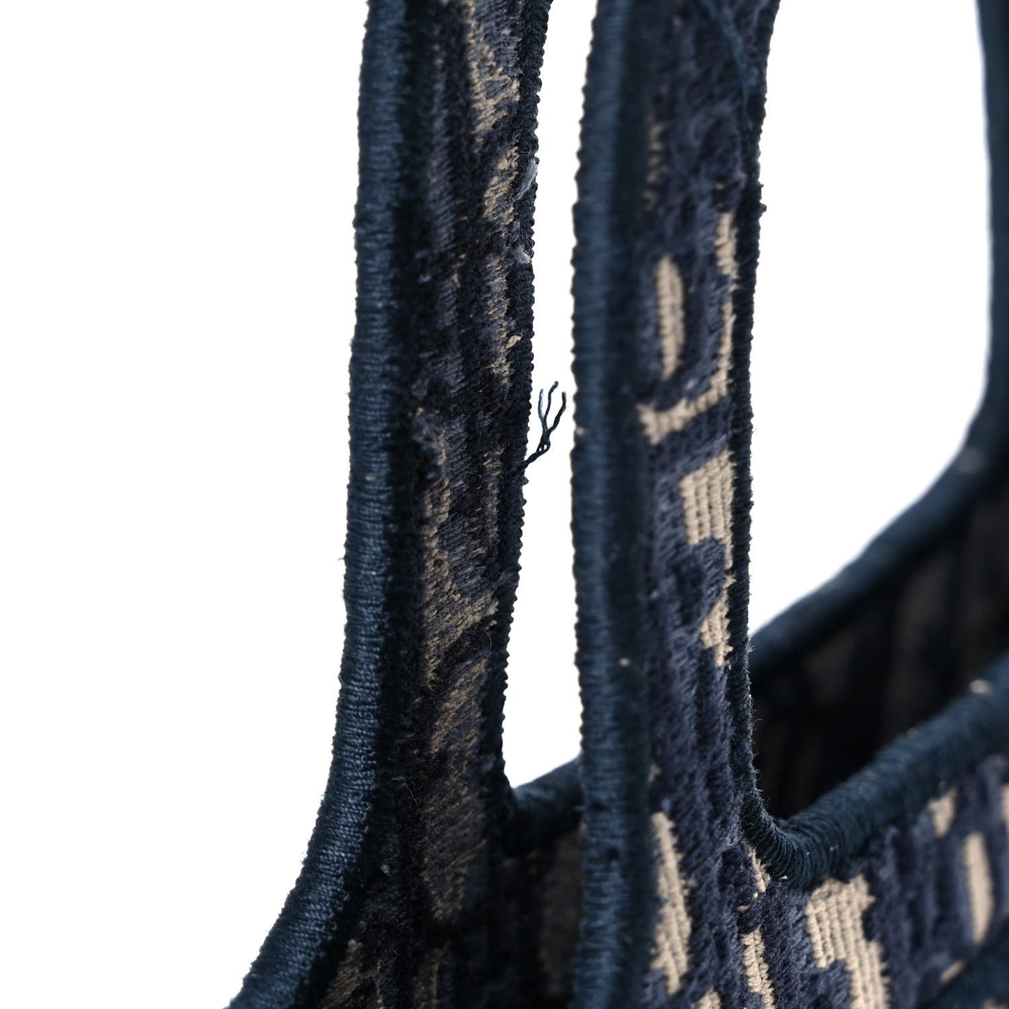 Oblique Mini Book Tote Blue Multicolor