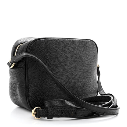 Gucci Pebbled Calfskin Small Soho Disco Bag Black 3 of 14