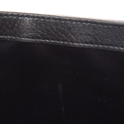 Saint Laurent Calfskin Monogram Large Belle De Jour Clutch Black 9 of 13