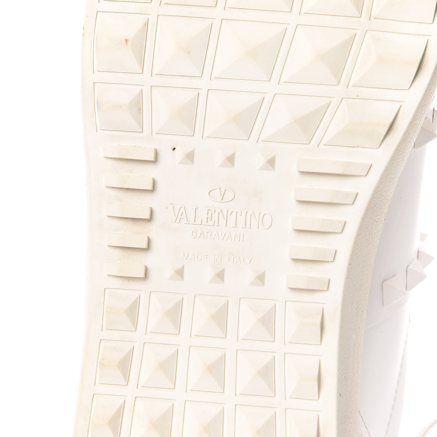 Valentino Garavani Calfskin Mens Rockstud Untitled Open Sneakers 42 White 8 of 11