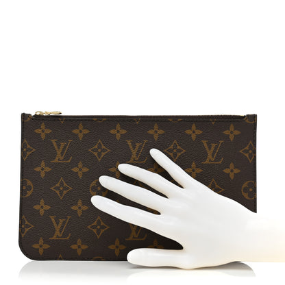 Louis Vuitton Monogram Neverfull MM GM Pochette 2 of 7