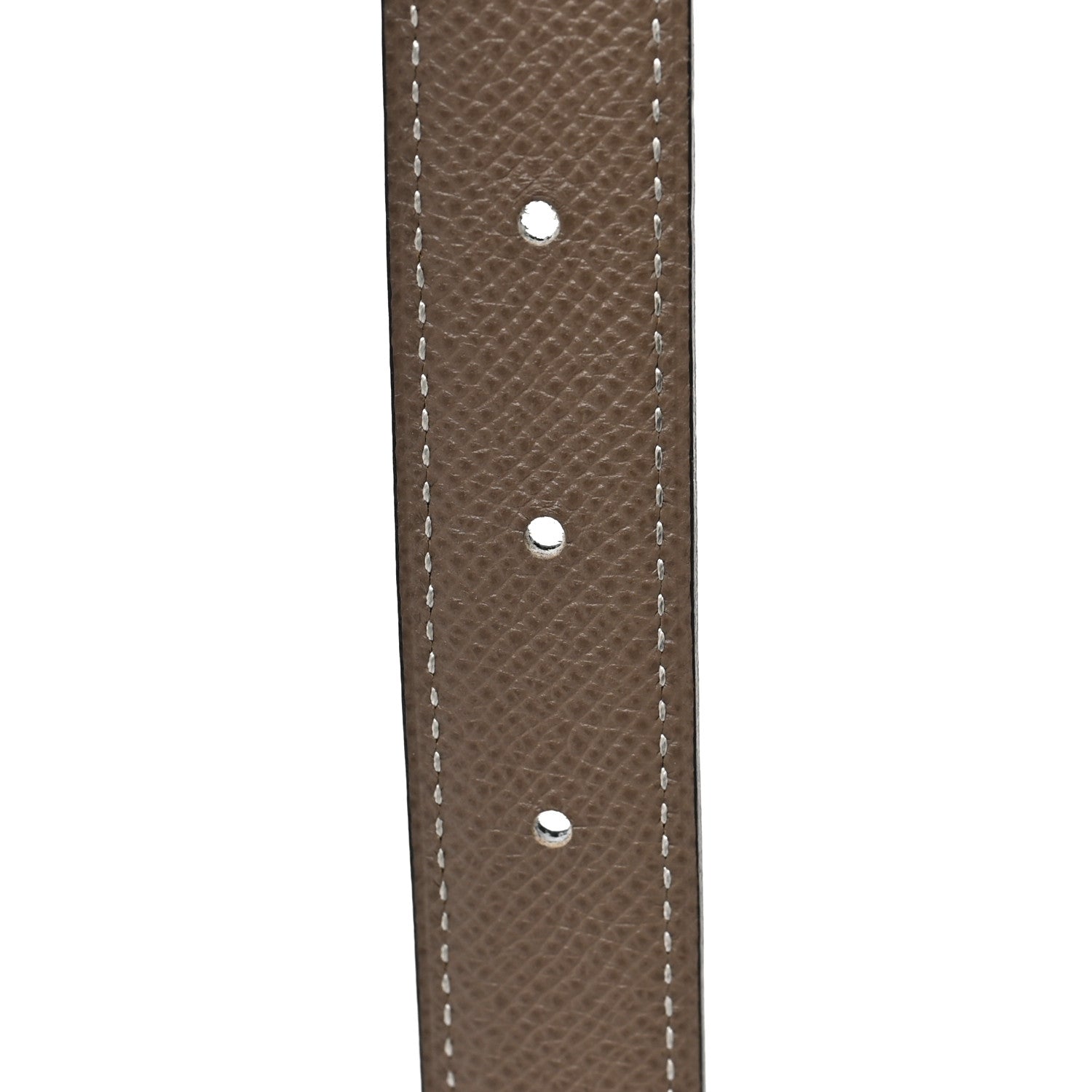 Hermes Swift Epsom Medor H Belt 75 30 Black Etoupe 3 of 4