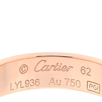 Cartier 18K Pink Gold 5.5mm LOVE Ring 62 10 5 of 5