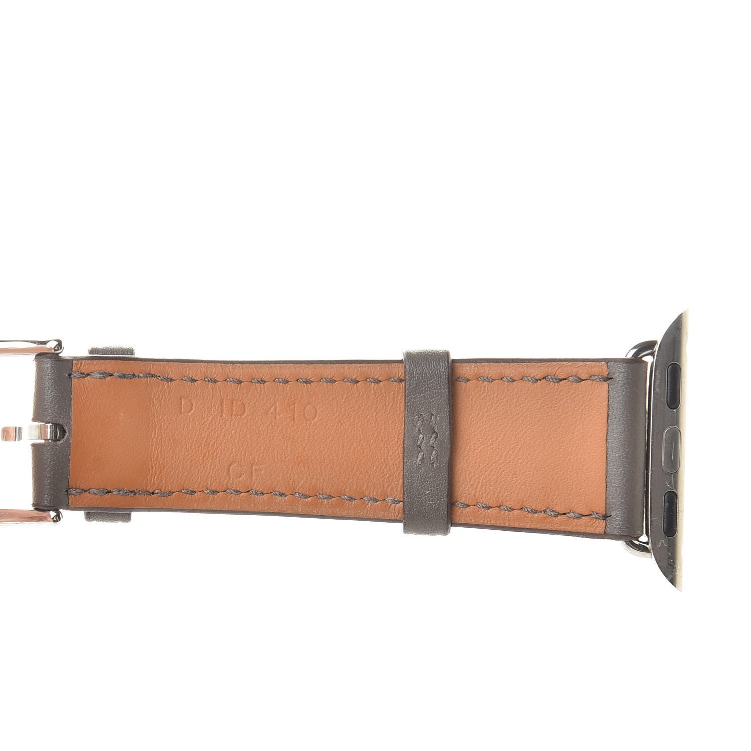 Hermes Swift 40mm Apple Double Tour Watch Strap Béton Étain 4 of 5