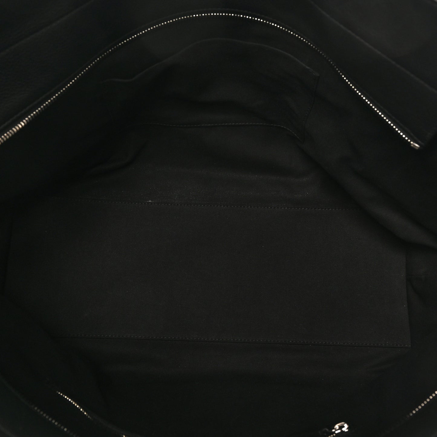 Smooth Calfskin Everyday East West Tote Bag Grey Black White