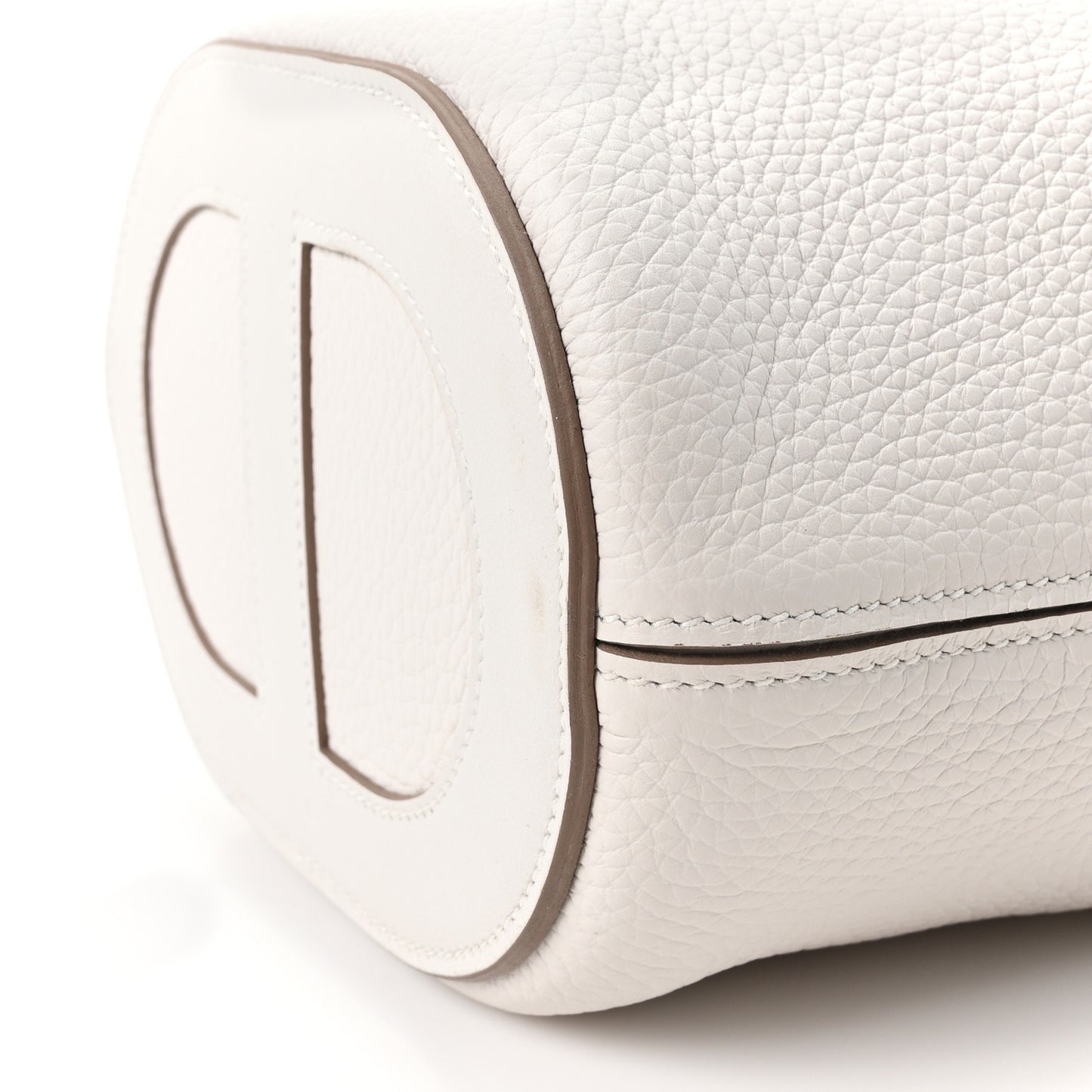Taurillon Clemence Swift In-The-Loop 18 Bag Gris Pale