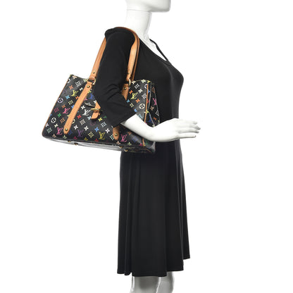 Louis Vuitton Monogram Multicolor Aurelia MM Black 2 of 21