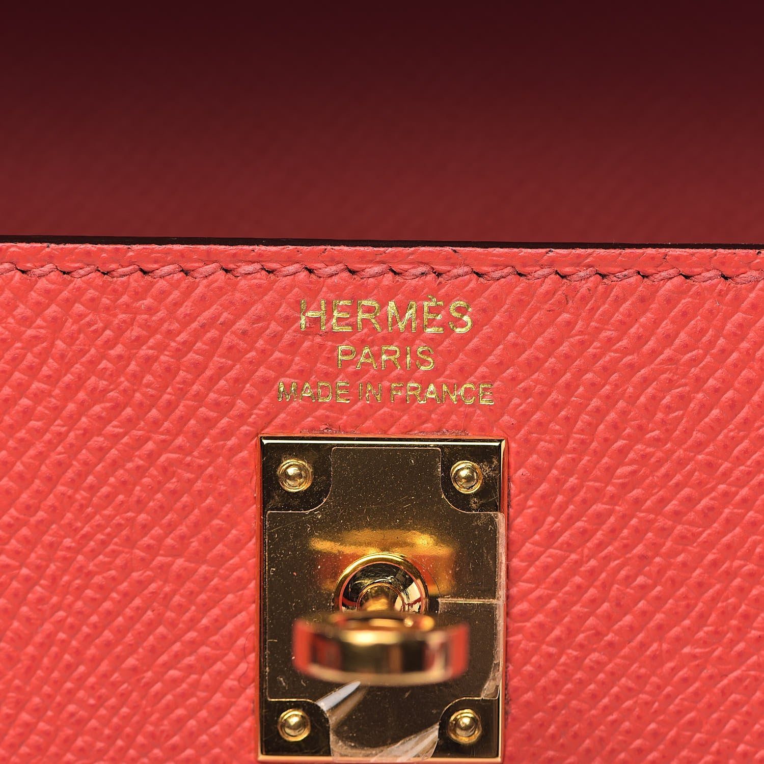 Hermes Epsom Kelly Sellier 25 Rose Jaipur 6 of 35