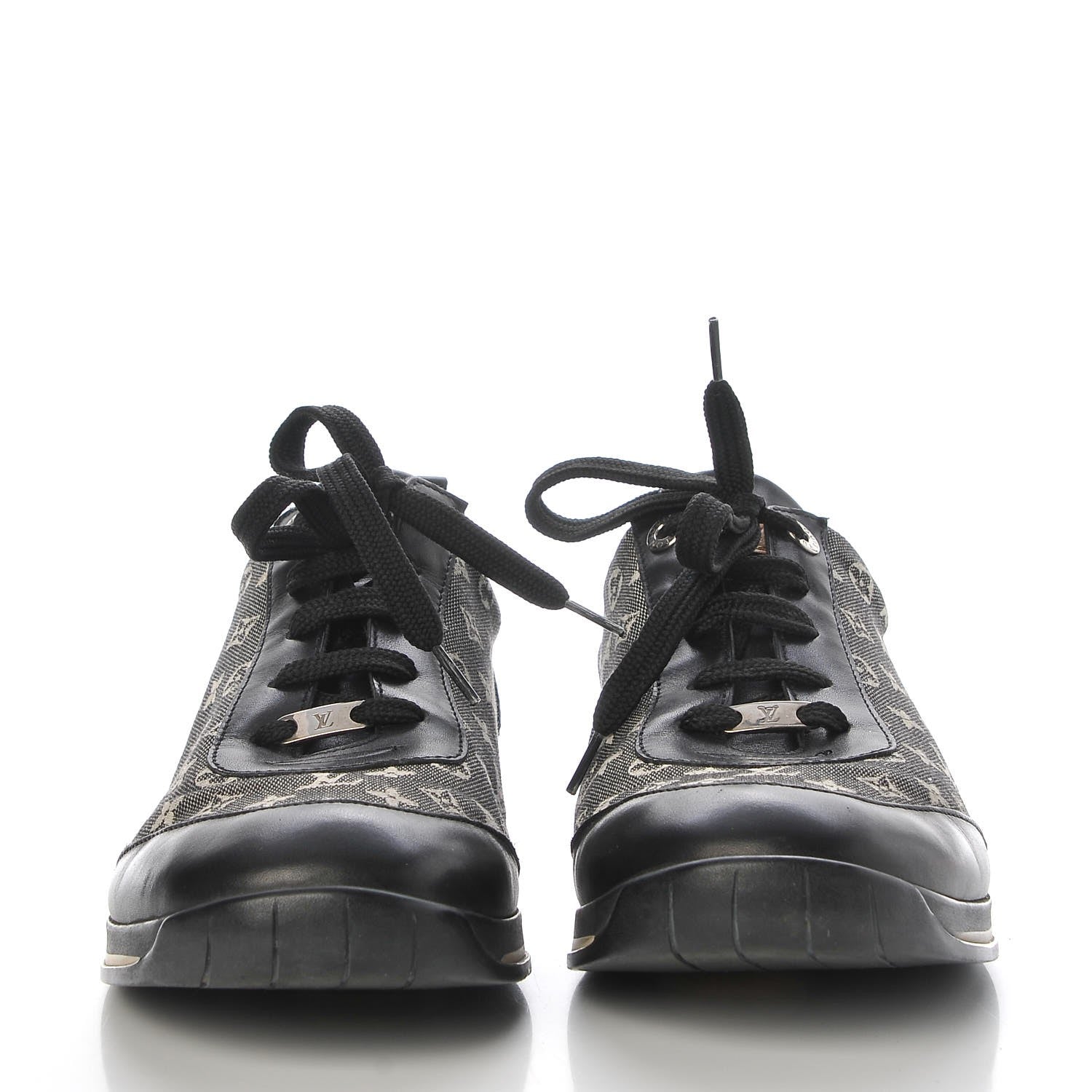 Louis Vuitton Mini Lin Monogram Sneakers 40 Black 2 of 12