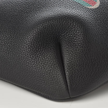 Gucci Grained Calfskin Logo Belt Bag Black 9 of 9