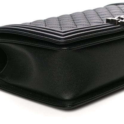 Chanel Caviar Quilted New Medium Boy Flap Black 10 of 11