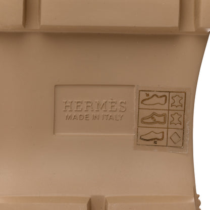 Hermes Suede Goatskin Itineraire Ankle Boot 40 Beige Argile 6 of 8