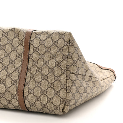 Gucci GG Supreme Monogram Medium Nice Tote Brown 9 of 15