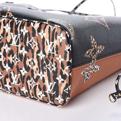 Louis Vuitton Monogram Giant Jungle Neverfull MM Black 10 of 13