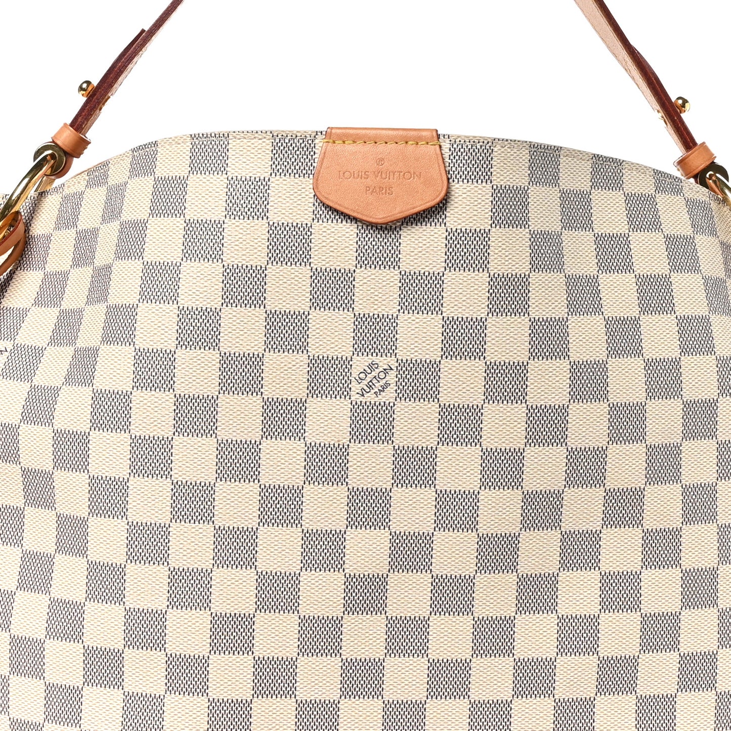 Damier Azur Graceful MM Rose Ballerine