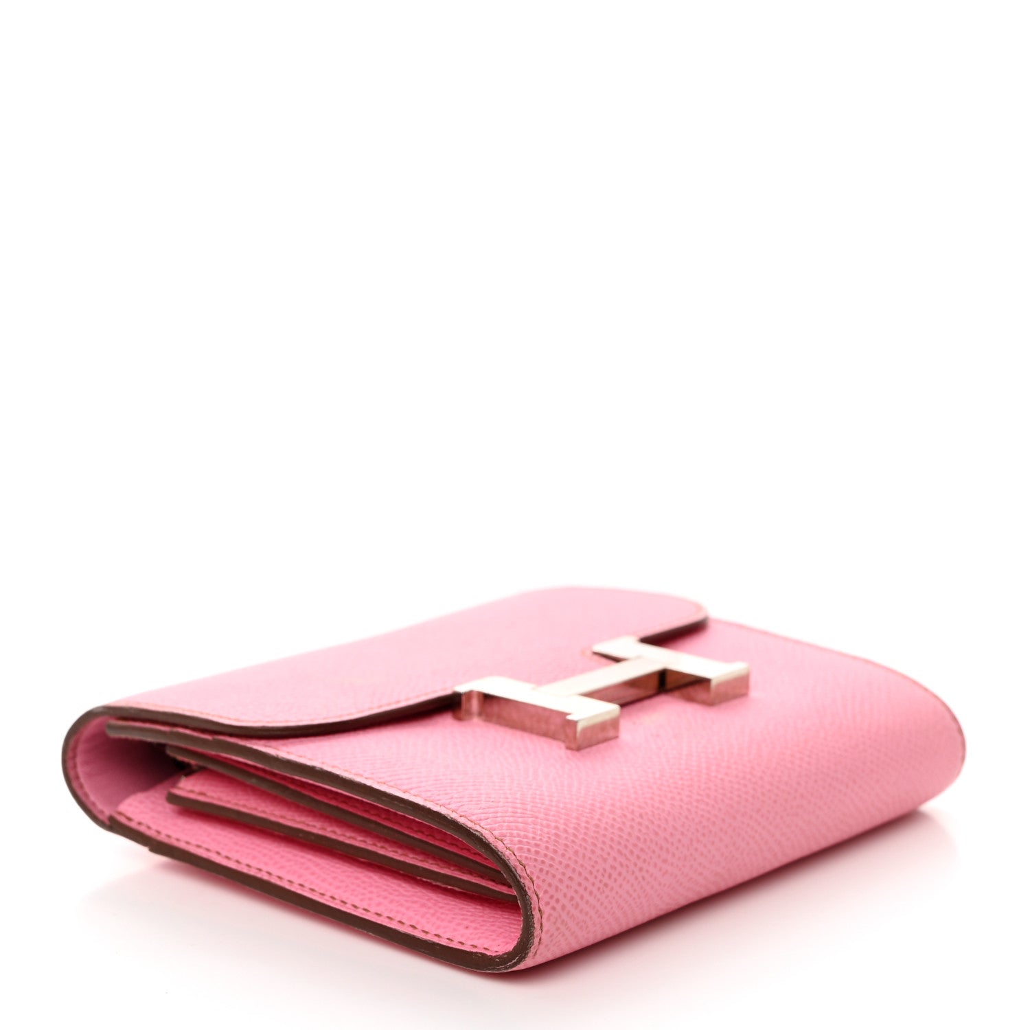 Hermes Epsom Constance Compact Passant Wallet 5P Pink 4 of 10