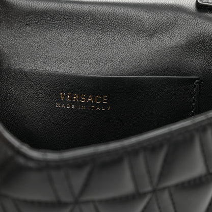 Versace Nappa Quilted Virtus Belt Bag Black 6 of 8