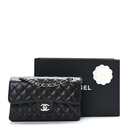 Chanel Caviar Quilted Small Double Flap Black 10 of 10