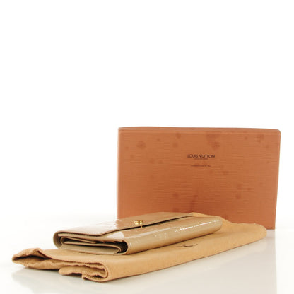 Louis Vuitton Vernis Porte Tresor International Wallet Beige 4 of 7