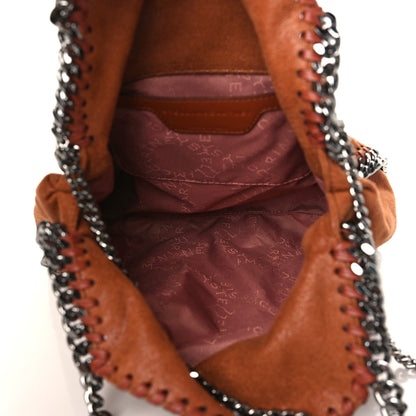 Stella McCartney Shaggy Deer Mini Falabella Fold Over Tote Brandy 4 of 8