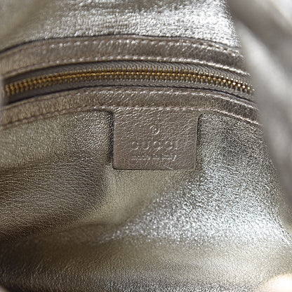 Gucci Metallic Guccissima Medium Indy Top Handle Hobo Gold 6 of 12