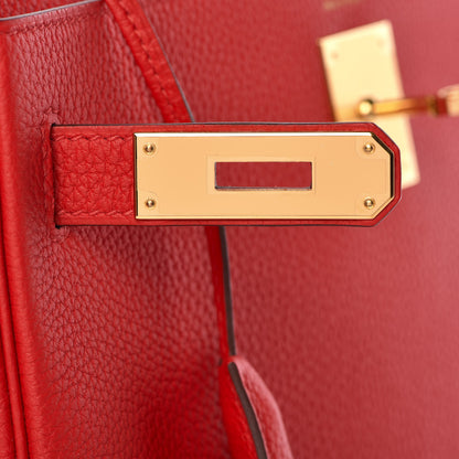 Hermes Togo Kelly Retourne 28 Rouge De Coeur 23 of 41