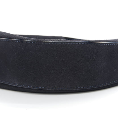 Mansur Gavriel Suede Shoulder Bag Navy 7 of 8