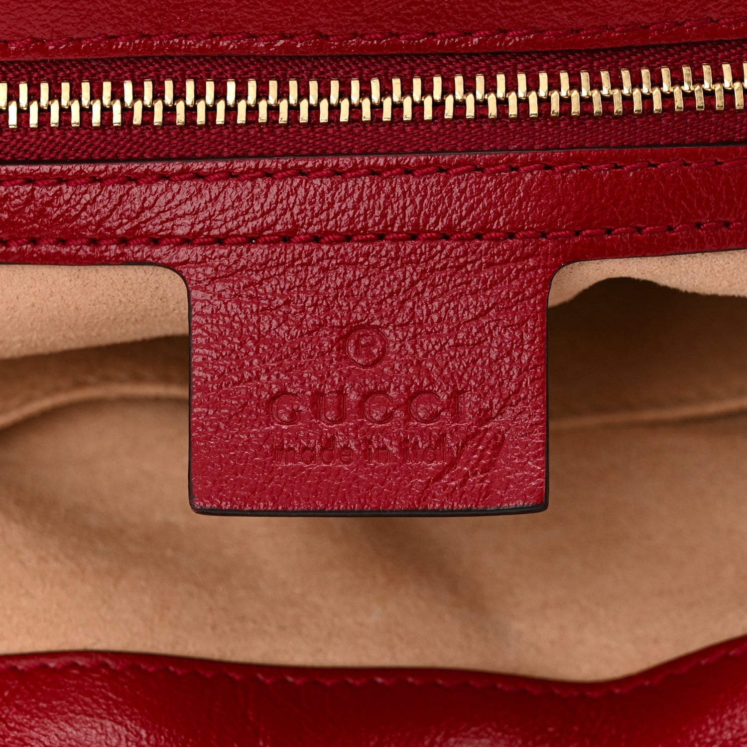 Gucci Monogram Azalea Calfskin Matelasse Diagonal Medium GG Marmont Shoulder Bag Beige Ebony New Cherry Red 6 of 11