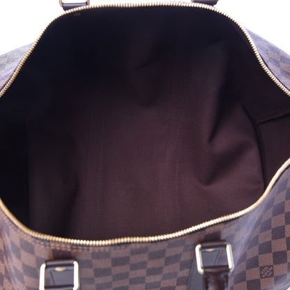 Louis Vuitton Damier Ebene Keepall Bandouliere 55 5 of 9